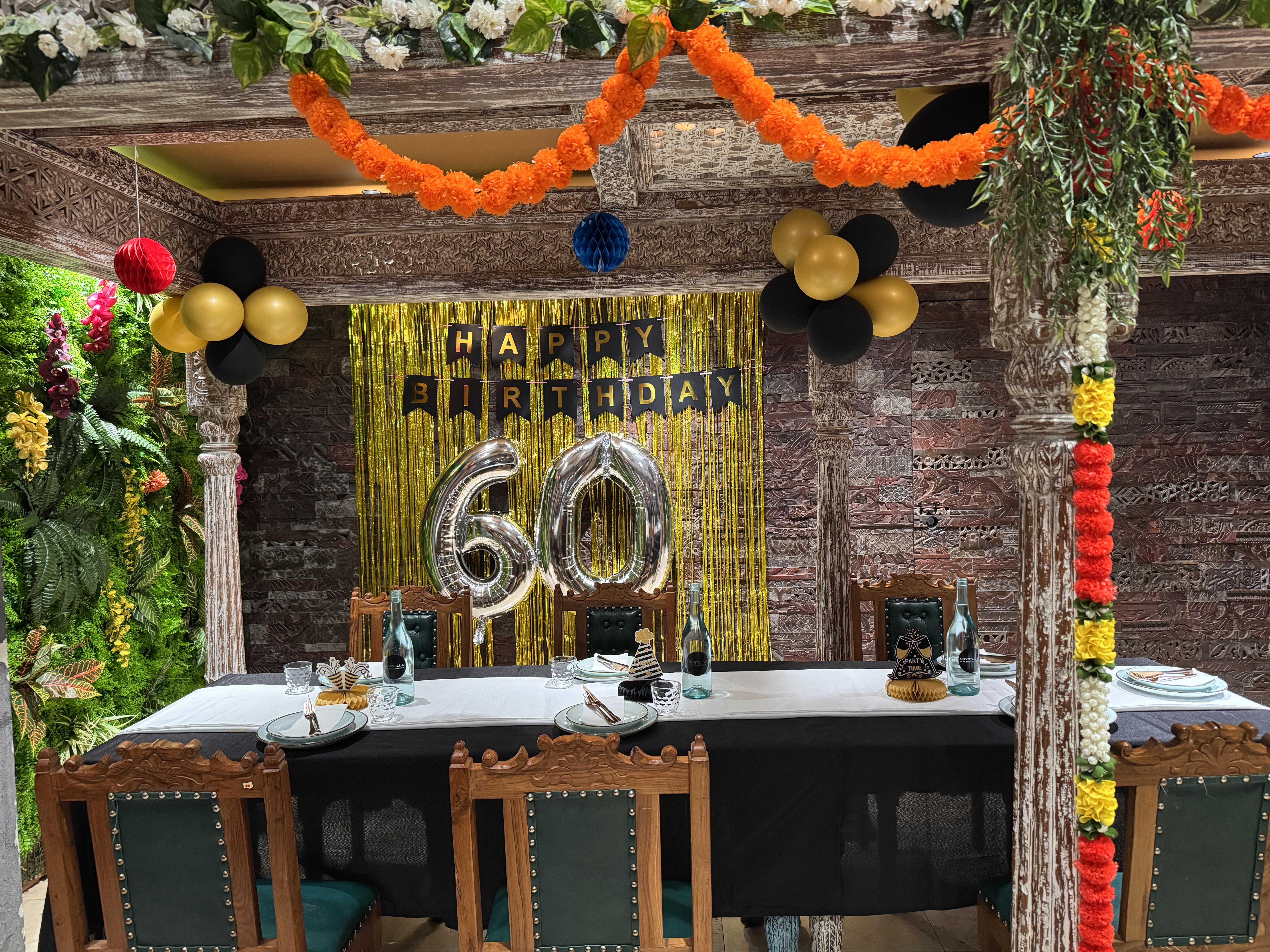 A birthday celebration set up at The Grand Palace, Sydney CBD