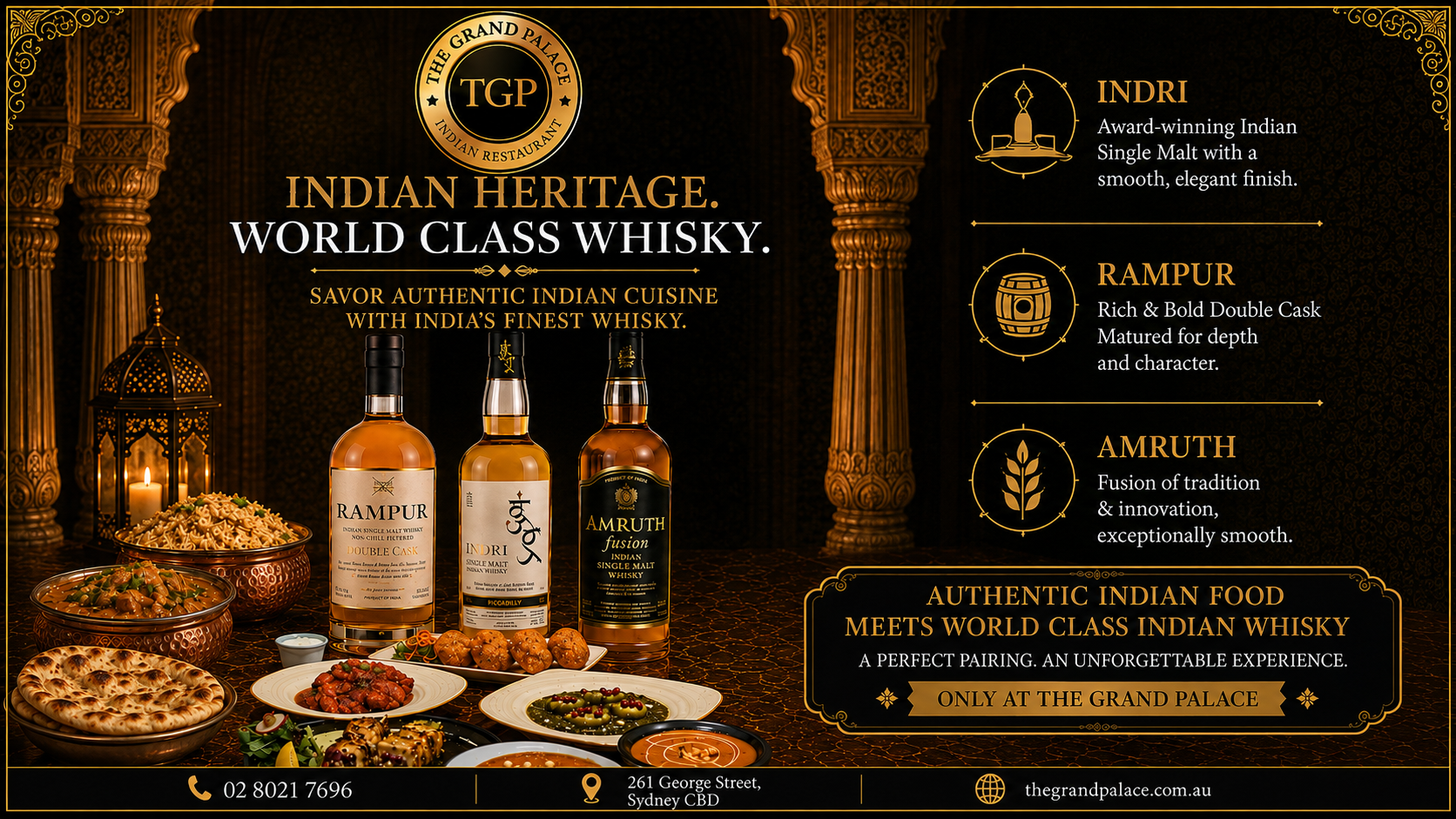 Indian Whisky in Sydney