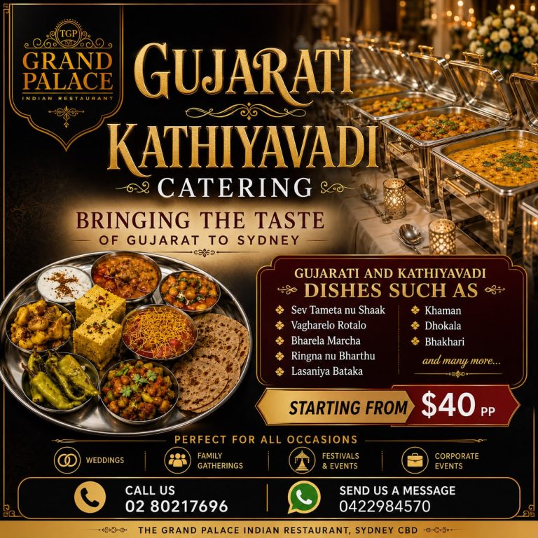 Gujarati & Kathiyavadi Catering in Sydney