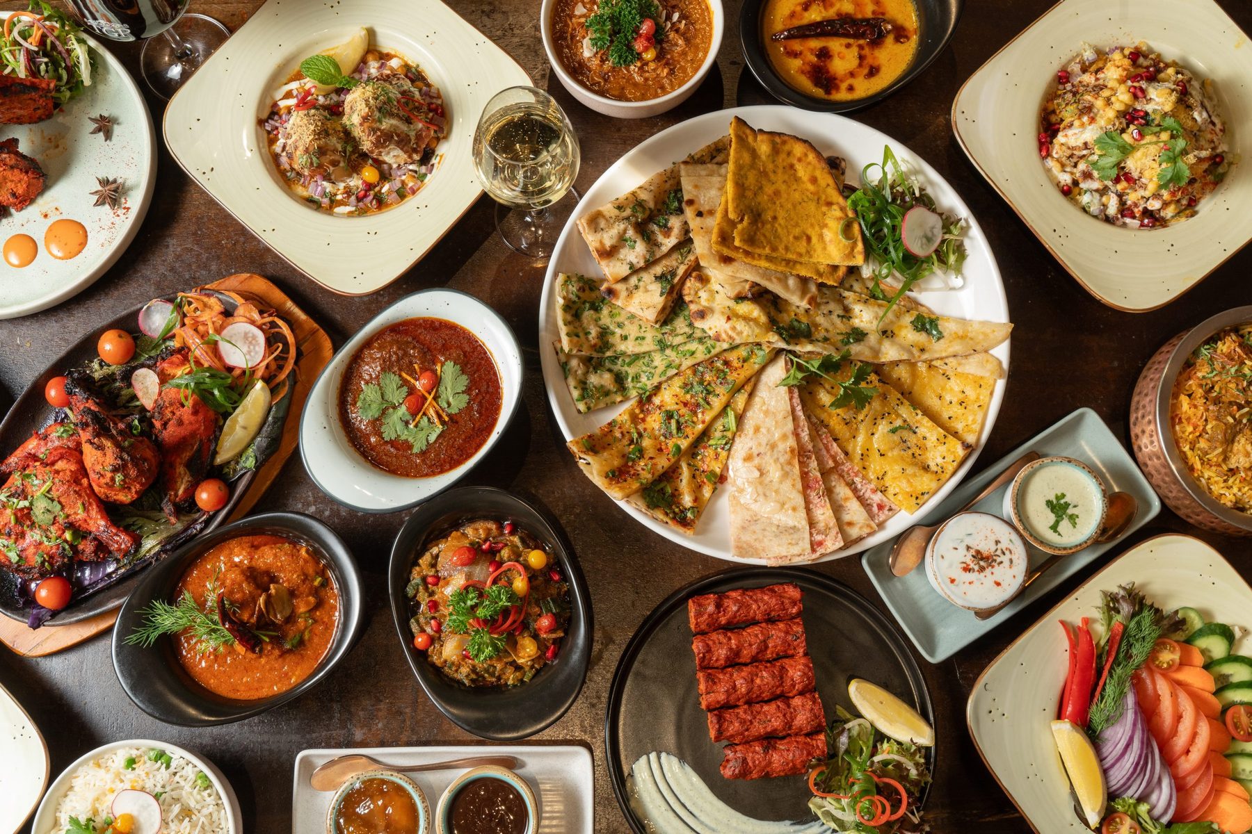 A weekend lunch spread at The Grand Palace, Sydney CBD